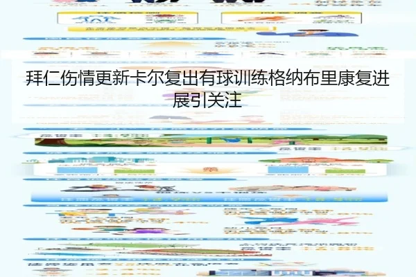 拜仁伤情更新卡尔复出有球训练格纳布里康复进展引关注