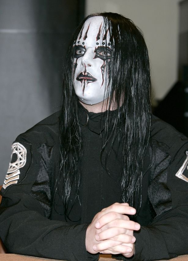 Joey during a Slipknot in-store appearance At Virgin Megastore in Paris