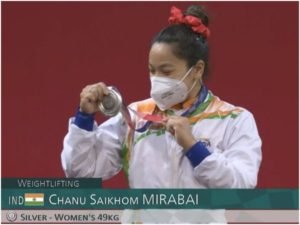 Mirabai Chanu wins first medal for India at Tokyo Olympic 2020