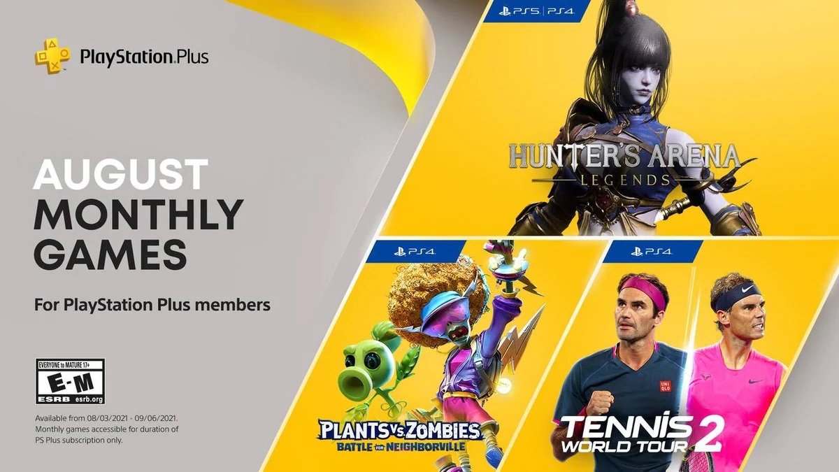 PS Plus Free August Video games Introduced — Hunters Area: Legends, Tennis World Tour 2, Extra