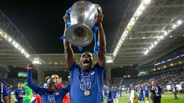 Zouma won the Champions League with Chelsea last season