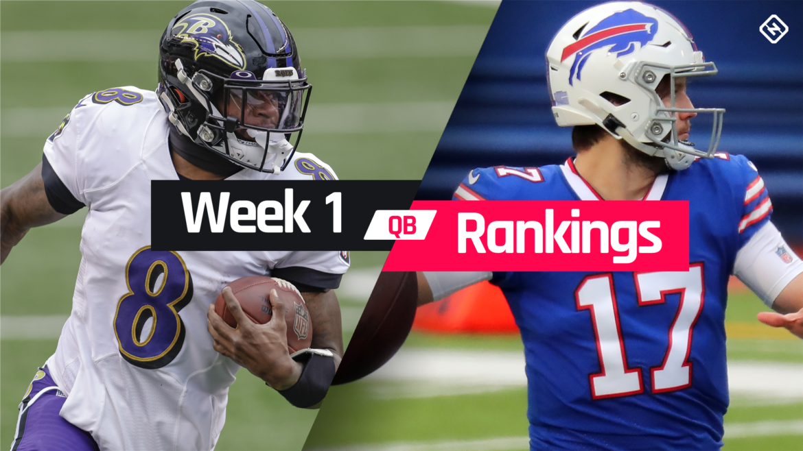 Week 1 Fantasy QB Rankings A2Z Streaming