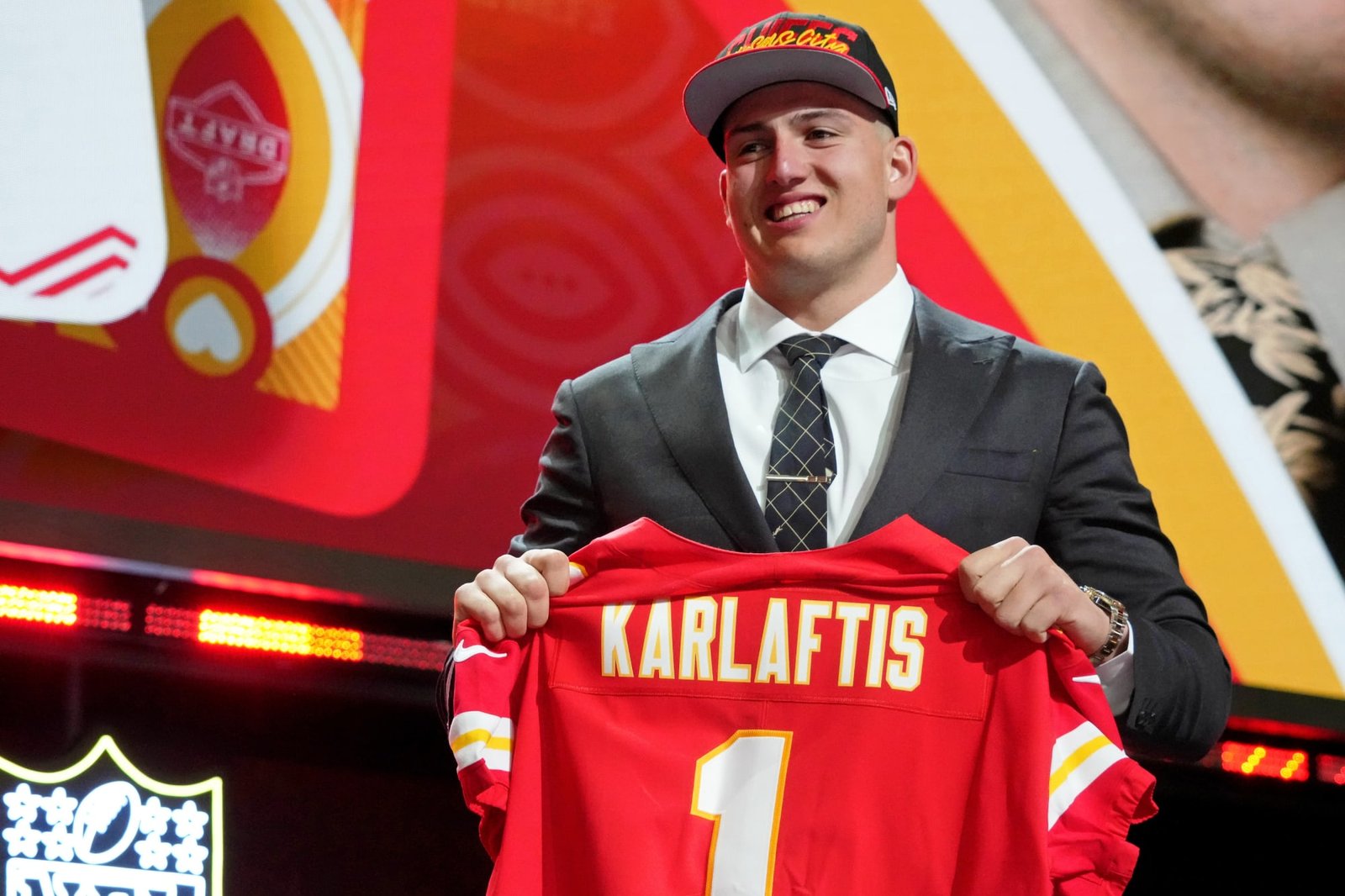 Chiefs stop potential riot by taking George Karlaftis at end of first round