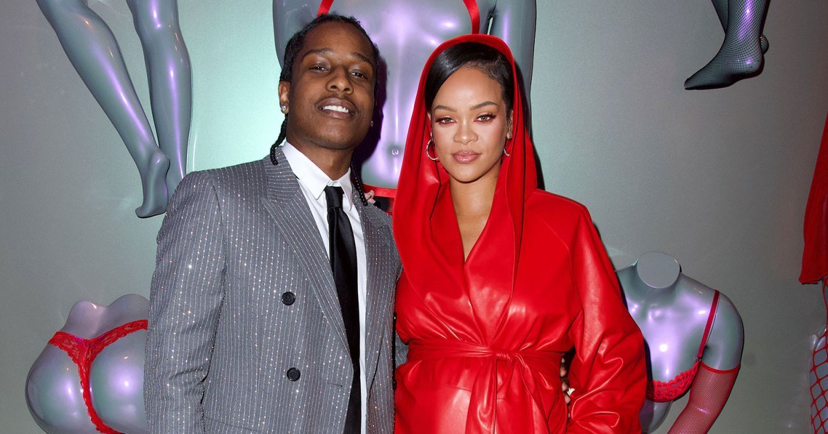 Pregnant Rihanna Supports ASAP Rocky at 1st Concert Since His Arrest
