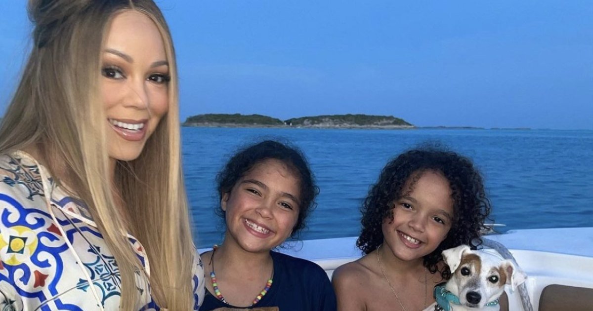 Birthday Cuddles! Mariah Carey and Nick Cannon's Twins Pose With Their Dogs