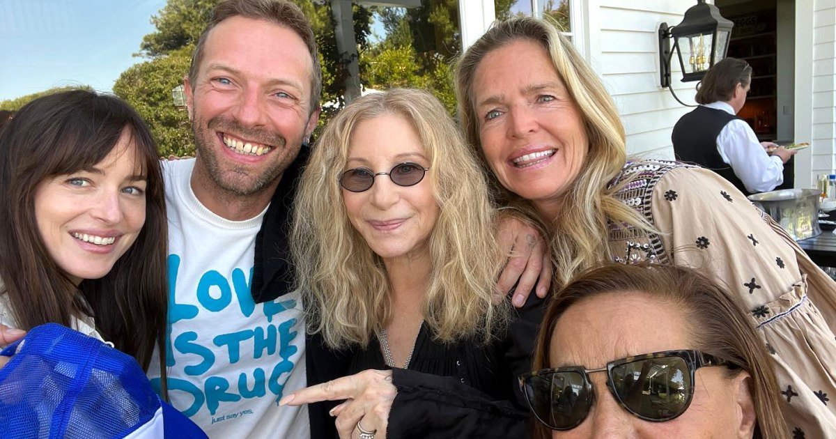 Chris Martin, Dakota Johnson Help Barbra Streisand Celebrate 80th Birthday