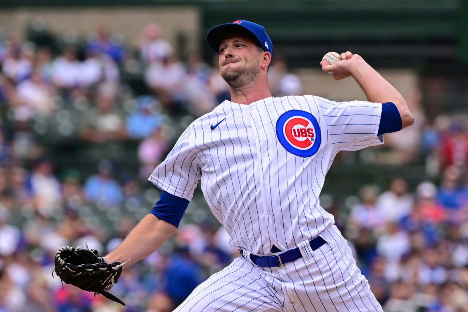 Starting pitcher Drew Smyly #11 of the Chicago Cubs