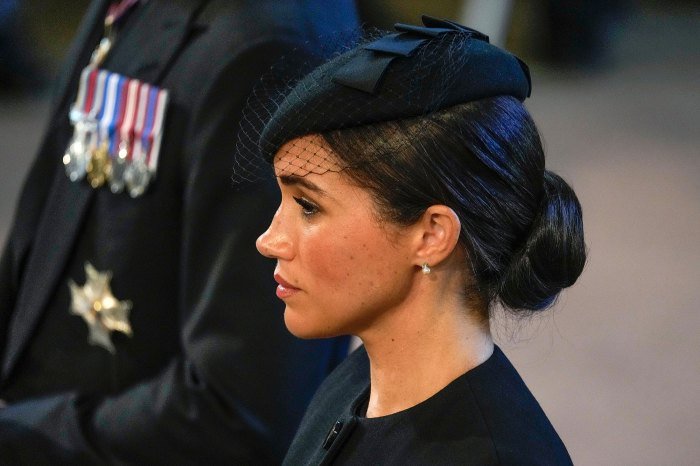 Meghan Markle Wears Pearl Earrings From Queen Elizabeth II to Late Monarch's Westminster Hall Service