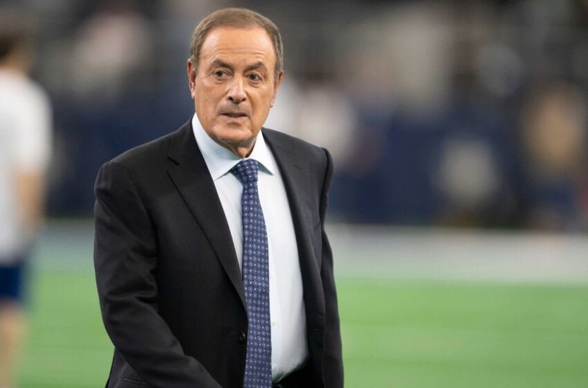 NFL broadcaster Al Michaels. (Jerome Miron-USA TODAY Sports)