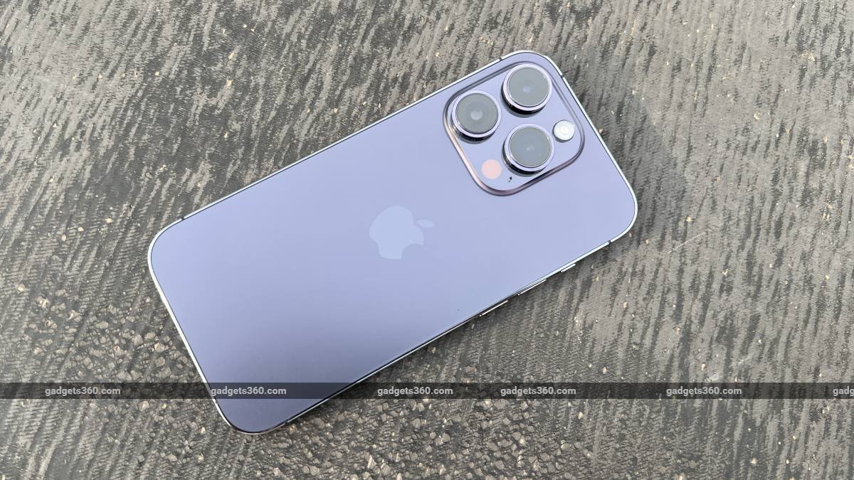 iPhone 14 pro purple rear ndtv iphone 14